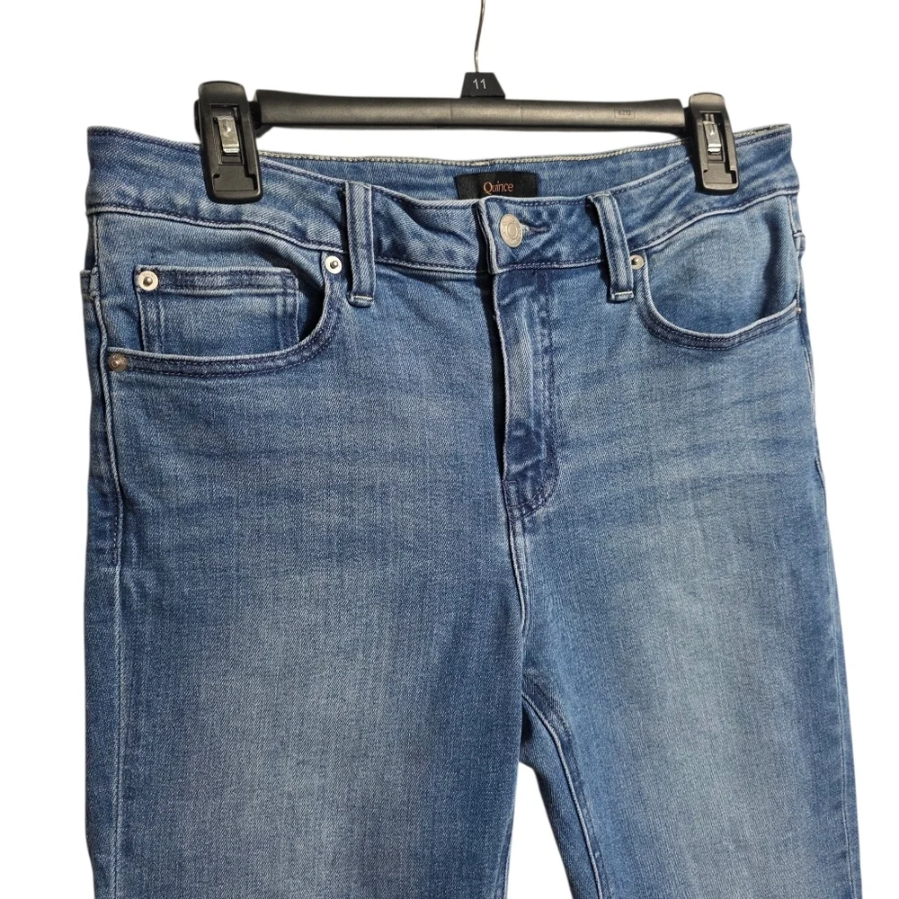 QUINCE LUNA STRETCH SLIM STRAIGHT JEANS SZ 29